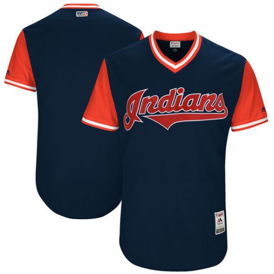 Men Cleveland Indians Blank Blue New Rush Limited MLB Jerseys->houston astros->MLB Jersey